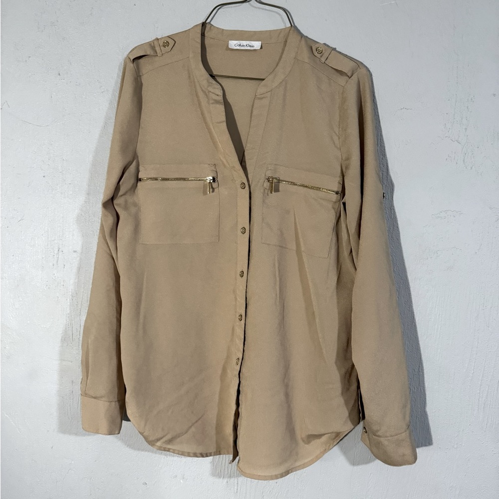 Calvin Klein Button Up Blouse